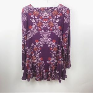Free People Boho Open Back Dress Sz Small